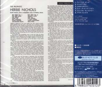 CD Herbie Nichols: The Prophetic Herbie Nichols Vol. 2 LTD