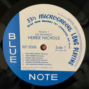LP Herbie Nichols Trio: The Prophetic Herbie Nichols Vol. 1 & 2