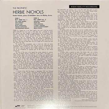 LP Herbie Nichols Trio: The Prophetic Herbie Nichols Vol. 1 & 2