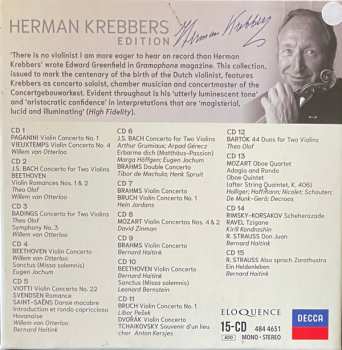 15CD/Dobozkészlet Herman Krebbers: Edition