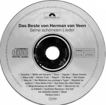 CD Herman van Veen: Das Beste Von Herman Van Veen - Seine Schönsten Lieder