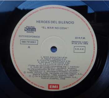 LP Héroes Del Silencio: El Mar No Cesa