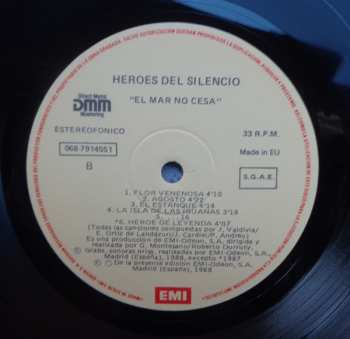 LP Héroes Del Silencio: El Mar No Cesa