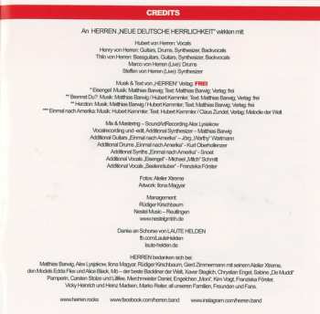 CD Herren: Neue Deutsche Herrlichkeit