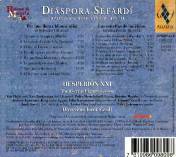 2CD Jordi Savall: Diáspora Sefardí (Romances & Música Instrumental)