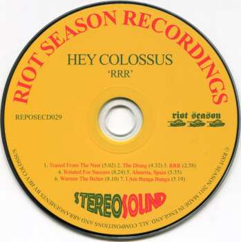 CD Hey Colossus: RRR LTD