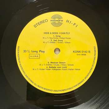 LP Hide & Seek: I Can Fly - The Complete Recordings 1969-1971