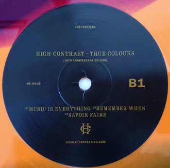 2LP High Contrast: True Colours (20th Anniversary Edition) CLR | LTD