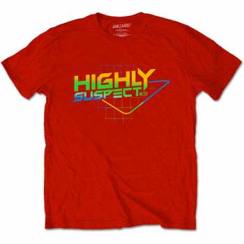 Merch Highly Suspect: Póló Gradient Type 