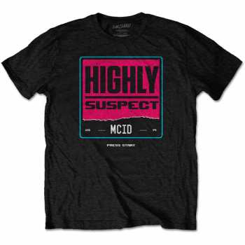 Merch Highly Suspect: Tričko Press Start  S