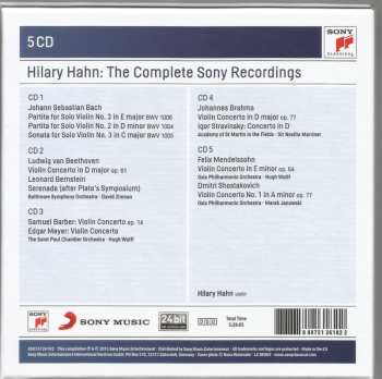 5CD/Dobozkészlet Hilary Hahn: The Complete Sony Recordings