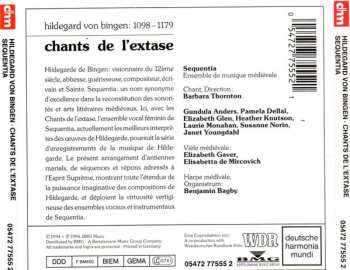 CD Hildegard Von Bingen: Chants De L'Extase