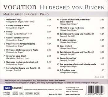 CD Hildegard Von Bingen: Vocation
