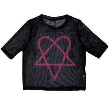 Merch HIM: Női Crop Top Pink Heartagram