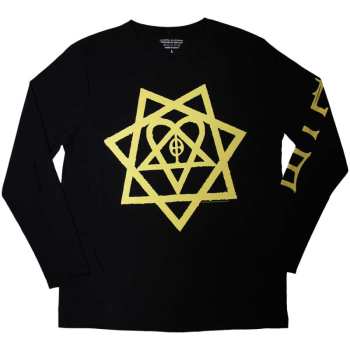 Merch HIM: Long Sleeve Póló Heartagram Honeycomb