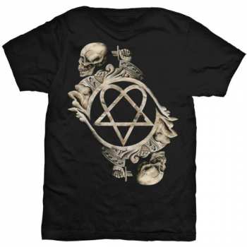 Merch HIM: Póló Bone Sculpture  