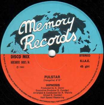 Album Hipnosis: Pulstar