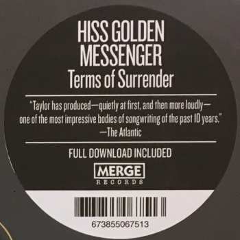 LP Hiss Golden Messenger: Terms Of Surrender