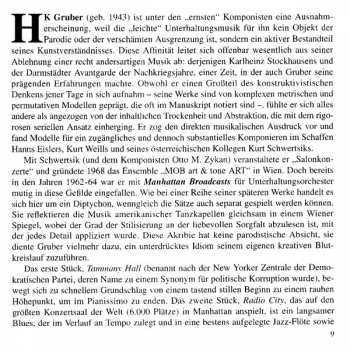 CD Svenska Kammarorkestern: Manhattan Broadcasts / Cello Concerto / Zeitfluren