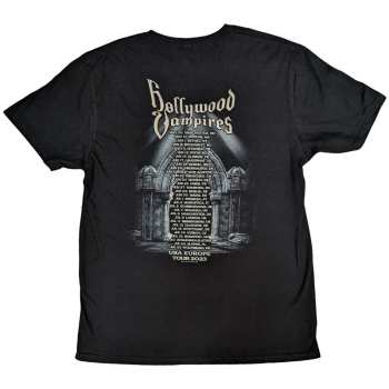 Merch Hollywood Vampires: Hollywood Vampires Unisex T-shirt: Graveyard (back Print) (small) S
