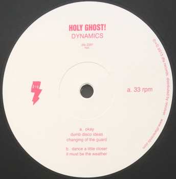 2LP/CD Holy Ghost!: Dynamics