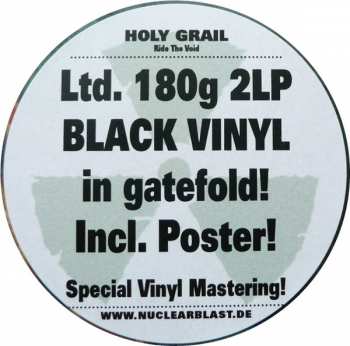 2LP Holy Grail: Ride The Void