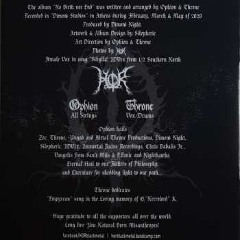 CD HOR: No Birth Nor End LTD