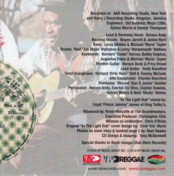 CD Horace Andy: In The Light / In The Light Dub