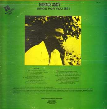 LP Horace Andy: Sings For You And I