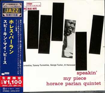 CD Horace Parlan Quintet: Speakin' My Piece LTD
