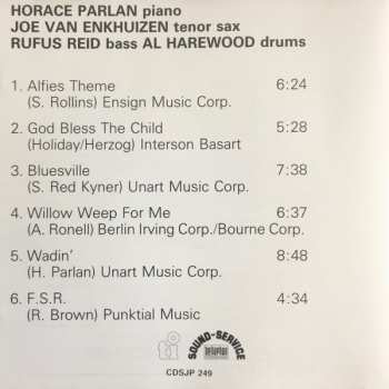 CD Horace Parlan: Joe Meets The Rhythm Section