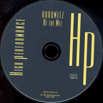 CD Frédéric Chopin: Horowitz At The Met