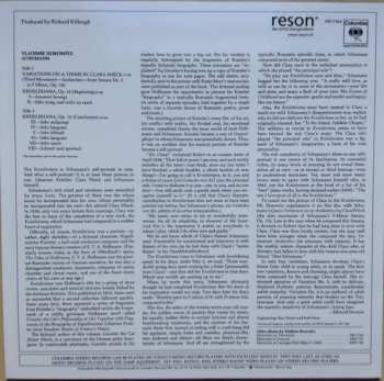 LP Robert Schumann: Kreisleriana And Variations On A Theme By Clara Wieck