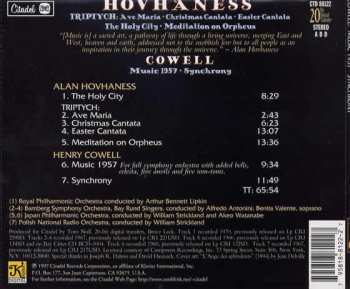 CD Alan Hovhaness: Triptych • The Holy City • Meditation On Orpheus / Cowell: Music 1957 • Synchrony