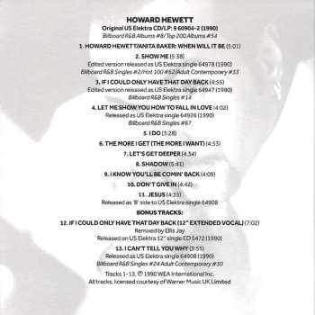 4CD/Dobozkészlet Howard Hewett: I'm For Real (The Elektra Recordings 1986-1992)
