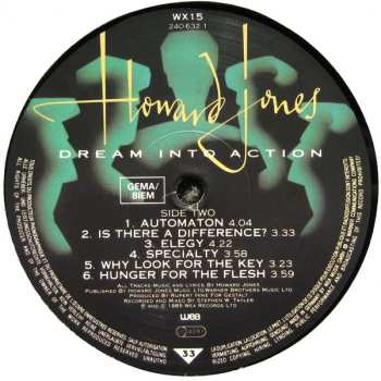 LP Howard Jones: Dream Into Action