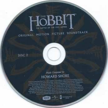 2CD Howard Shore: The Hobbit: The Battle Of The Five Armies (Original Motion Picture Soundtrack)