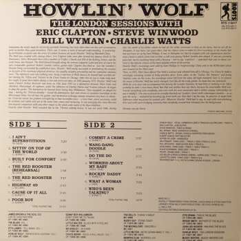LP Howlin' Wolf: The London Sessions With Eric Clapton, Steve Winwood, Bill Wyman & Charlie Watts