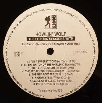 LP Howlin' Wolf: The London Sessions With Eric Clapton, Steve Winwood, Bill Wyman & Charlie Watts