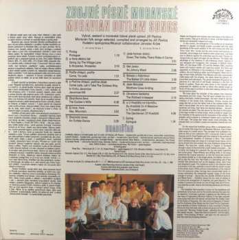 LP Jiří Pavlica: Zbojné Písně Moravské (Moravian Outlaw Songs)