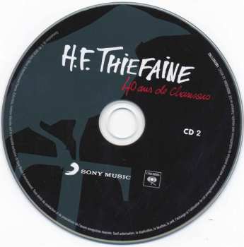 2CD Hubert Félix Thiéfaine: 40 Ans De Chansons