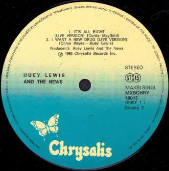 LP Huey Lewis & The News: The Power Of Love