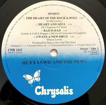 LP Huey Lewis & The News: Sports