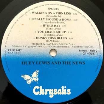 LP Huey Lewis & The News: Sports