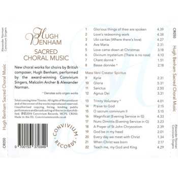 CD Convivium Singers: Sacred Choral Music
