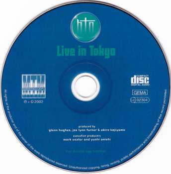 CD Hughes Turner Project: Live In Tokyo