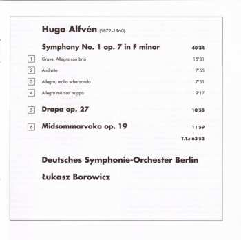 CD Deutsches Symphonie-Orchester Berlin: Symphony No. 1 ∙ Drapa ∙ Midsommarvaka