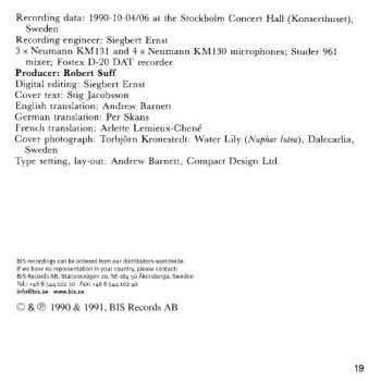 CD Neeme Järvi: En Skärgårdssägen, Op.20 / Symphony No.4, Op.39 'Från Havsbandet'