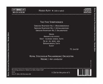 5CD Neeme Järvi: The Symphonies & Rhapsodies