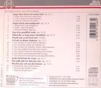 CD Hugo Distler: Geistliche Chormusik Op. 12